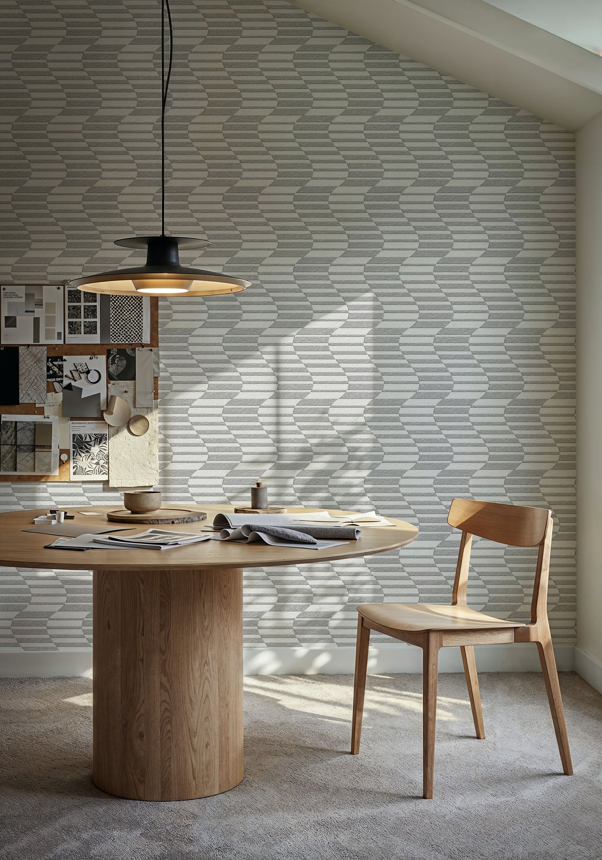 Pulse, Stone Mural Wallpaper - room preview 02