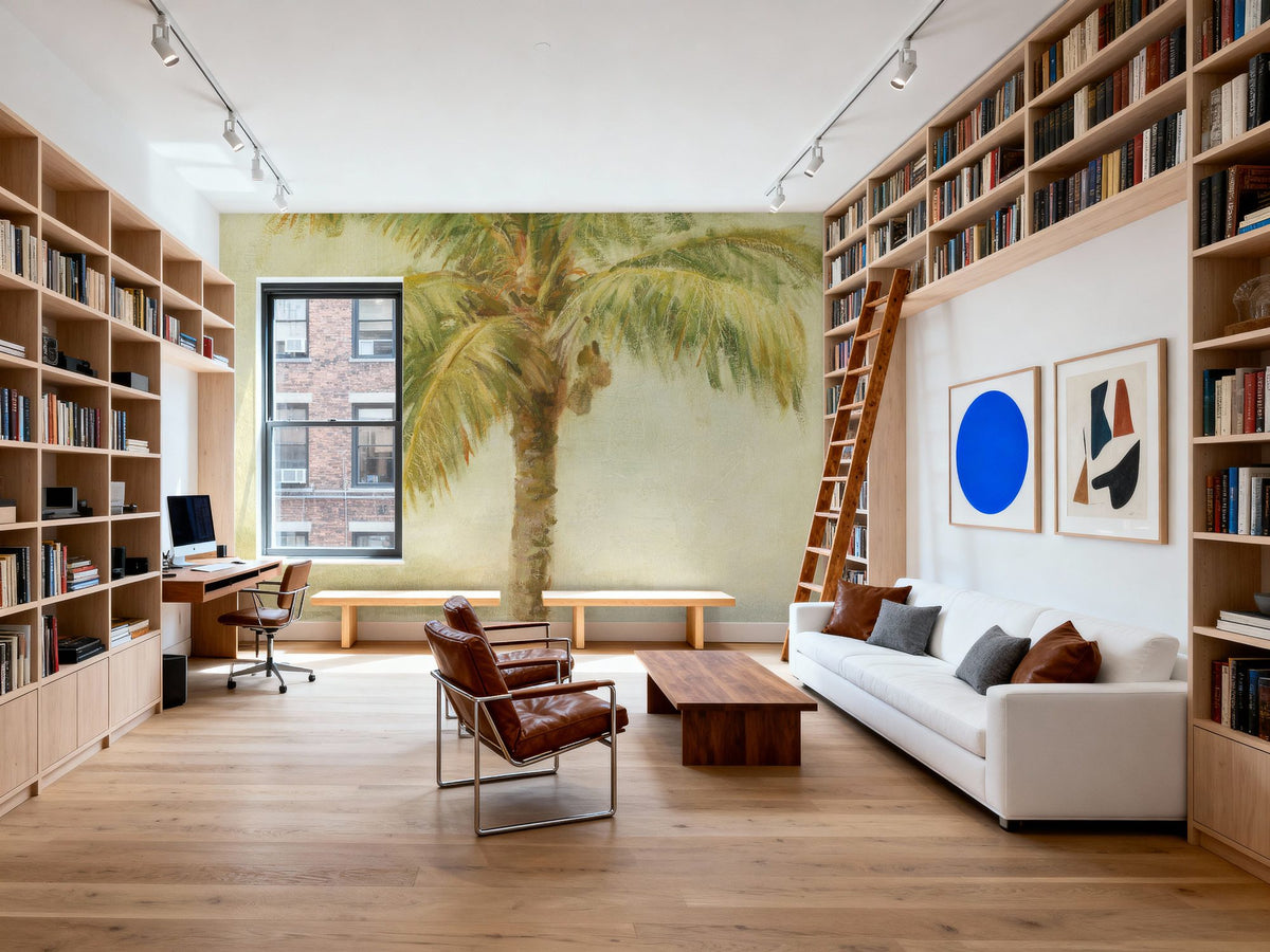 Mirage Palm II Mural Wallpaper - room preview 02