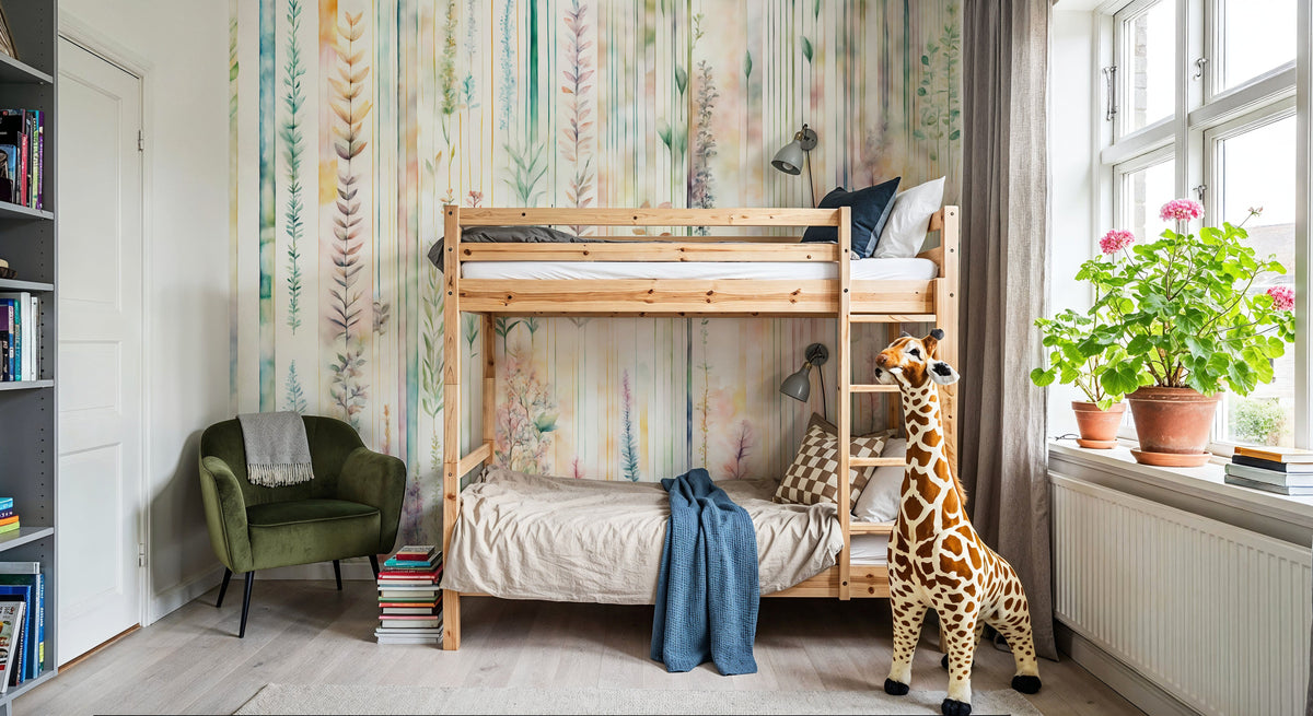 Botanical Wall Mural Wallpaper - room preview 02