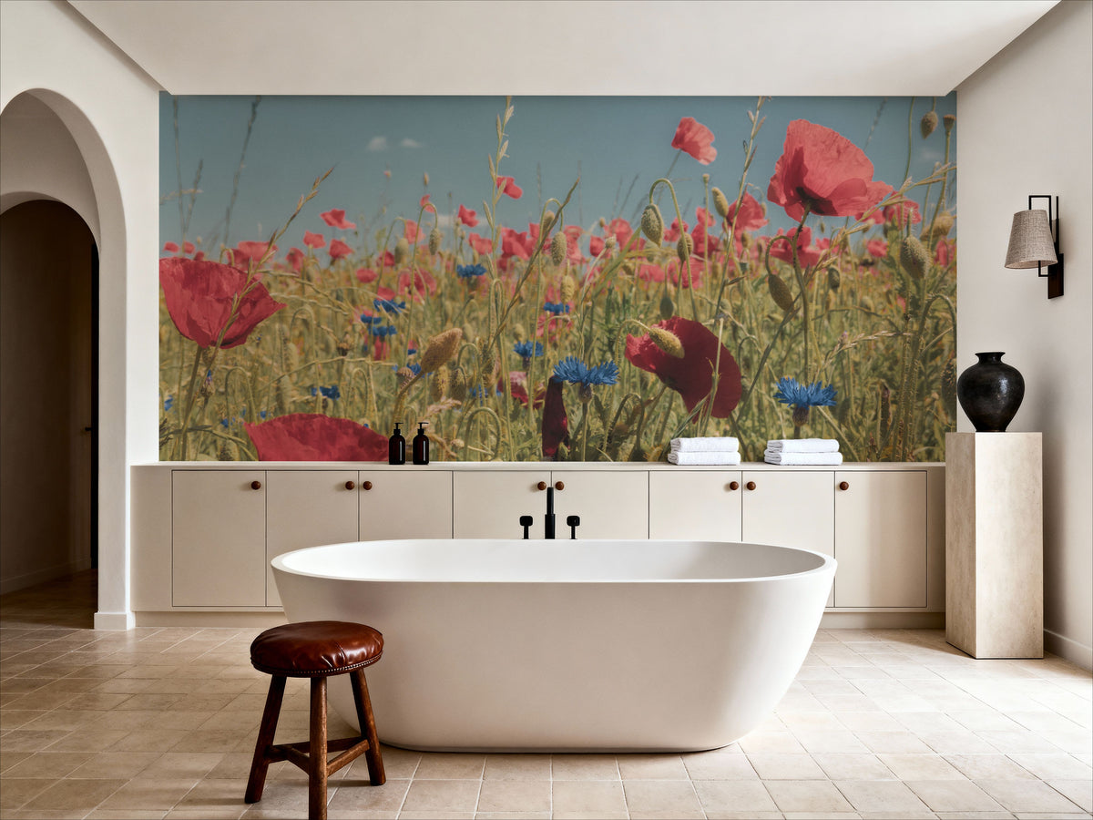 Wild Meadow Mural Wallpaper - Edition 3 - room preview 02