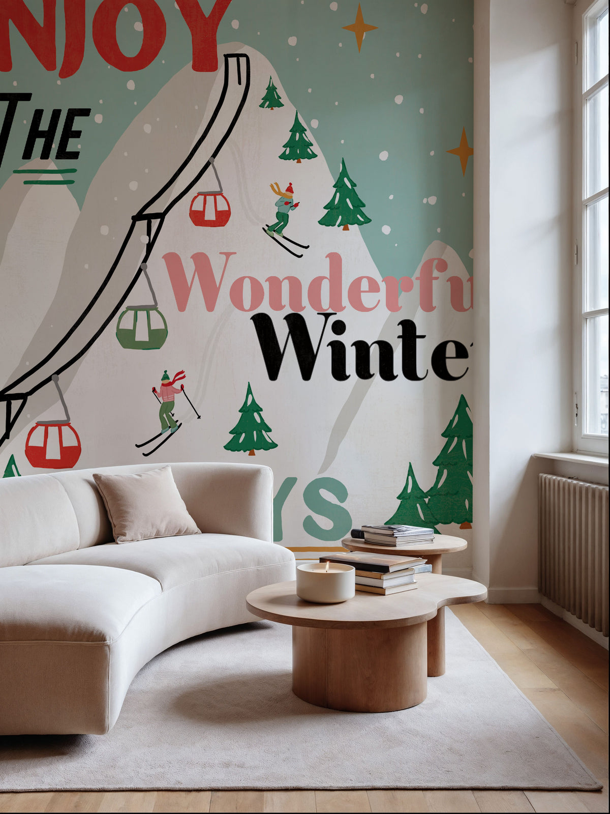Holiday Patina II Mural Wallpaper - room preview 02