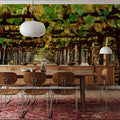 Vineyard Roofing Mural Wallpaper - room preview 02