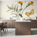 Autumn Marigold II Mural Wallpaper - room preview 02