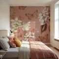 Flutter and Bloom I Mural Wallpaper - room preview 02