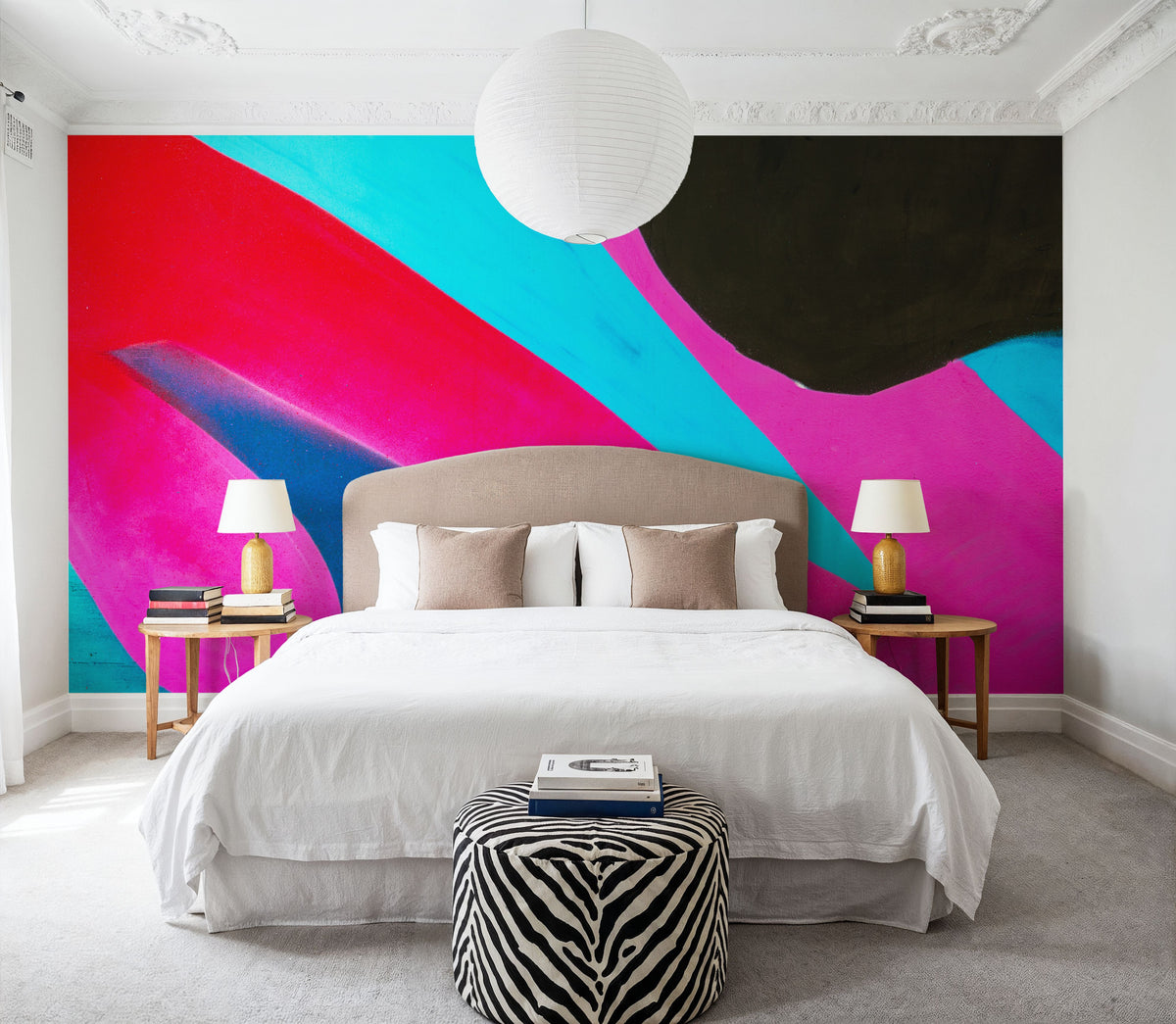 Night Surfing Mural Wallpaper - room preview 02