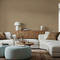 Faux Sand Stucco Finish, Beige Mural Wallpaper - room preview 02