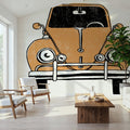 Road Trip Beetle Mural Wallpaper - room preview 02