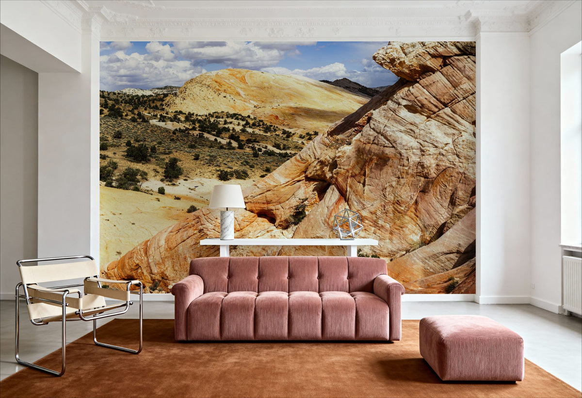 Canyon Stripes Mural Wallpaper - room preview 02