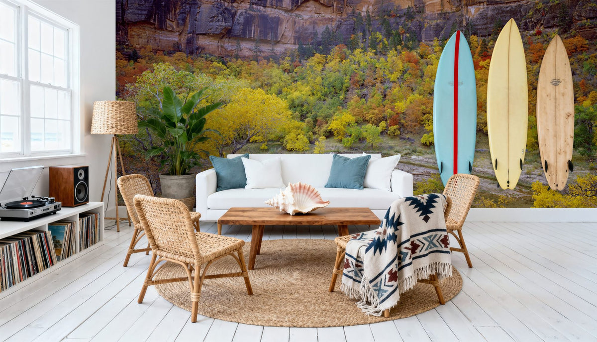 Canyon Autumn Splendor Mural Wallpaper - room preview 02