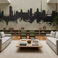 Dublin Ireland Skyline Concrete Mural Wallpaper - room preview 02