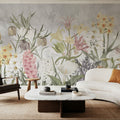 Happy Spring Flowers Mural Wallpaper - Edition 3 - room preview 02