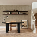Swaying Lines, Beige Mural Wallpaper - room preview 02