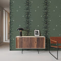Foliage & Butterflies - Sage Mural Wallpaper - room preview 02