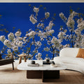 Azure Blossom Mural Wallpaper - room preview 02