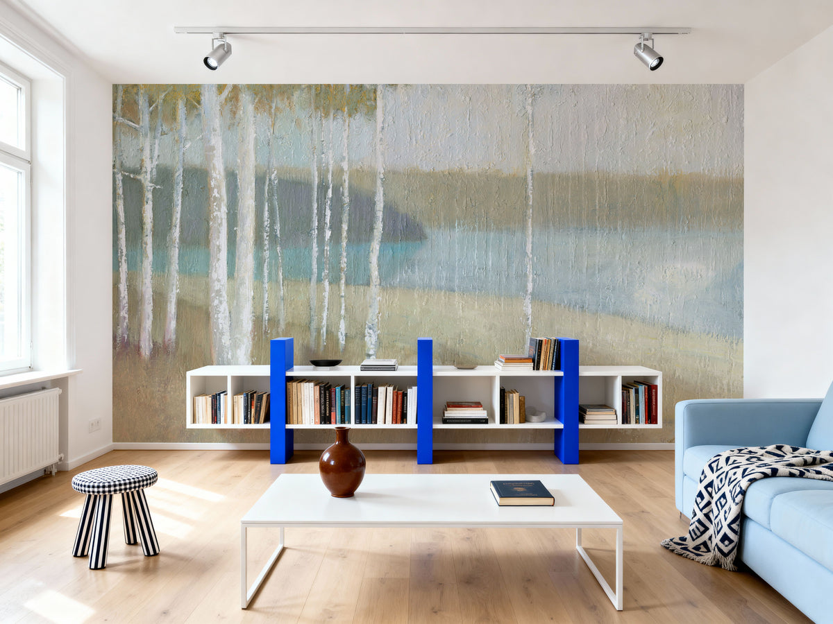 Autumn Trees Mural Wallpaper - room preview 02