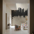 Milan Italy Skyline Concrete Mural Wallpaper - room preview 02