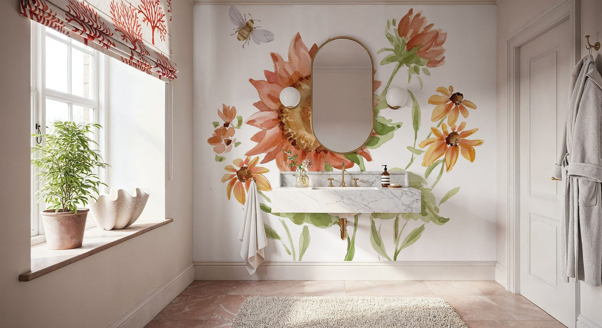 Fall Cottage Garden III Mural Wallpaper - room preview 02