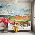 Wind Across the Meadow Mural Wallpaper - room preview 02