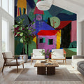 Village Fairytale Mural Wallpaper - room preview 02