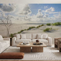 Kniepsand Beach Mural Wallpaper - room preview 02
