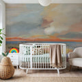 Sunrise Horizon Mural Wallpaper - room preview 02
