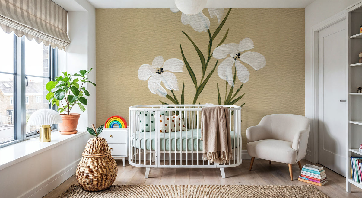 Pretty Little Flower I Mural Wallpaper - room preview 02
