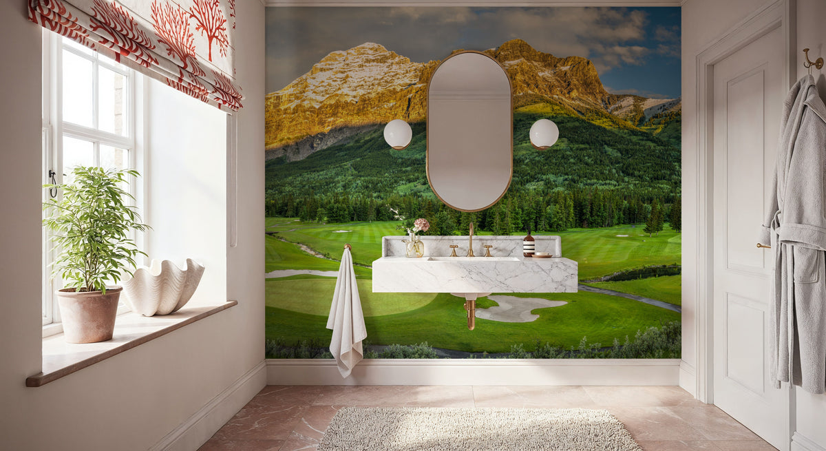 Mount Kidd Golf Mural Wallpaper - room preview 02