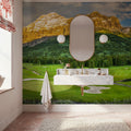Mount Kidd Golf Mural Wallpaper - room preview 02
