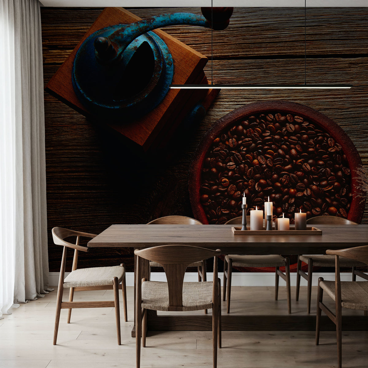 Make Some Coffee Mural Wallpaper - room preview 02