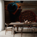 Make Some Coffee Mural Wallpaper - room preview 02