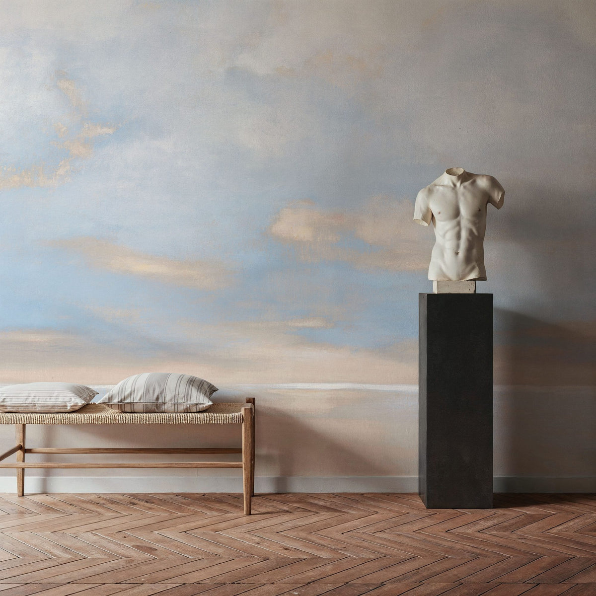 Glint on the Horizon Mural Wallpaper - room preview 02