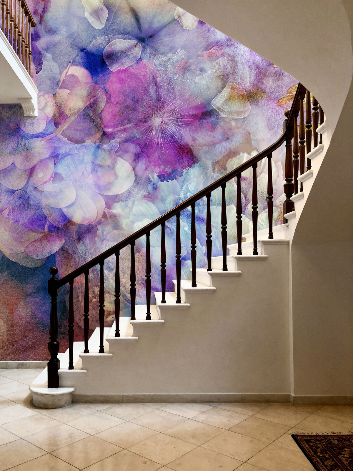 Floral Poem Mural Wallpaper - room preview 02
