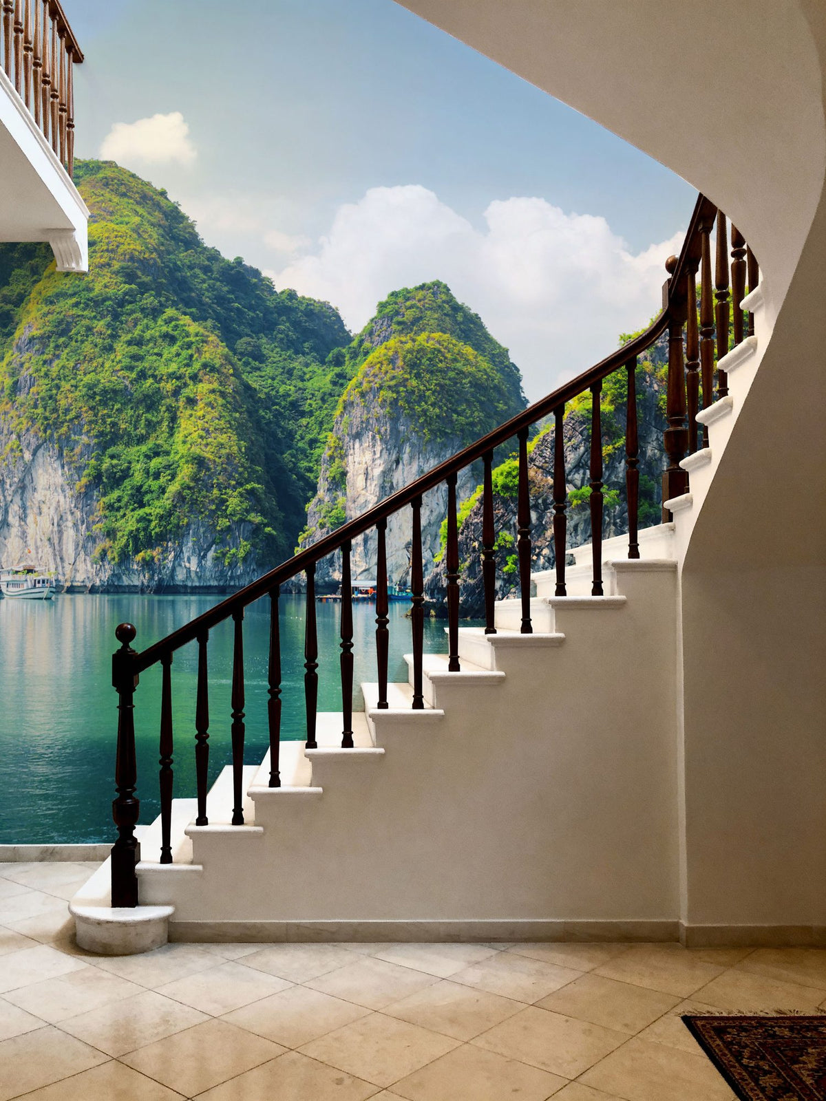 Tropical Bay Mural Wallpaper - room preview 02
