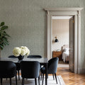 Woodland Drops Gray Mural Wallpaper - room preview 02