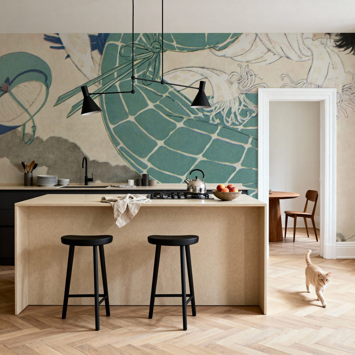 Vintage Fashion Cover XII Mural Wallpaper - room preview 02