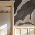 Dynamic Fields, Mocha Mural Wallpaper - room preview 02