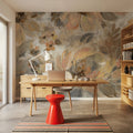 Ivory Floral Mural Wallpaper - room preview 02