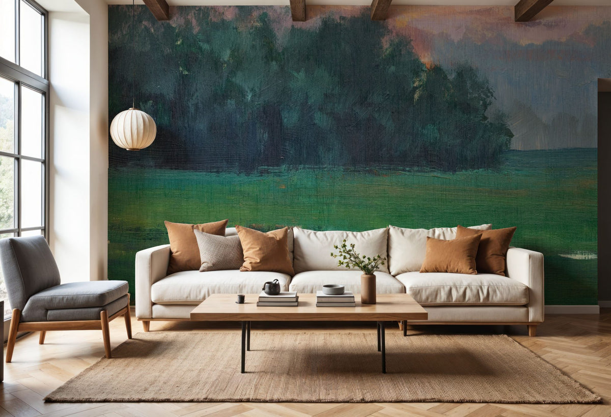 Sunset Over the Marshes Mural Wallpaper - room preview 02