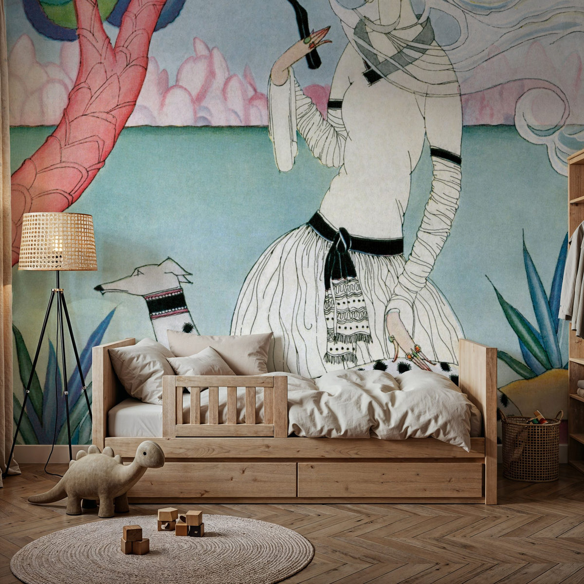 Vintage Fashion Cover I Mural Wallpaper - room preview 02