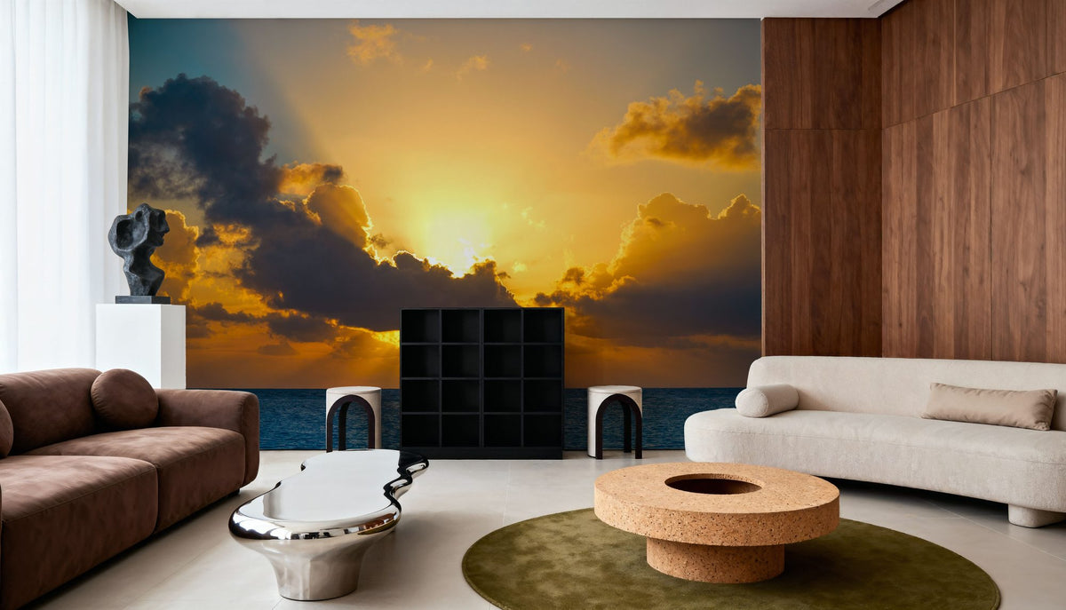 Riviera Maya Sunrise Mural Wallpaper - room preview 02