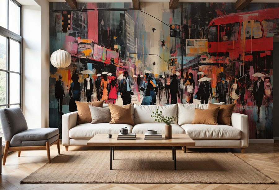 Watercolor Wallpaper Mural – Watercolour Wall Mural – Hello Oxford Street
