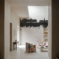 Rennes France Skyline Black & White Mural Wallpaper - room preview 02