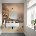 Winter Railway Terminal Mural Wallpaper - room preview 02