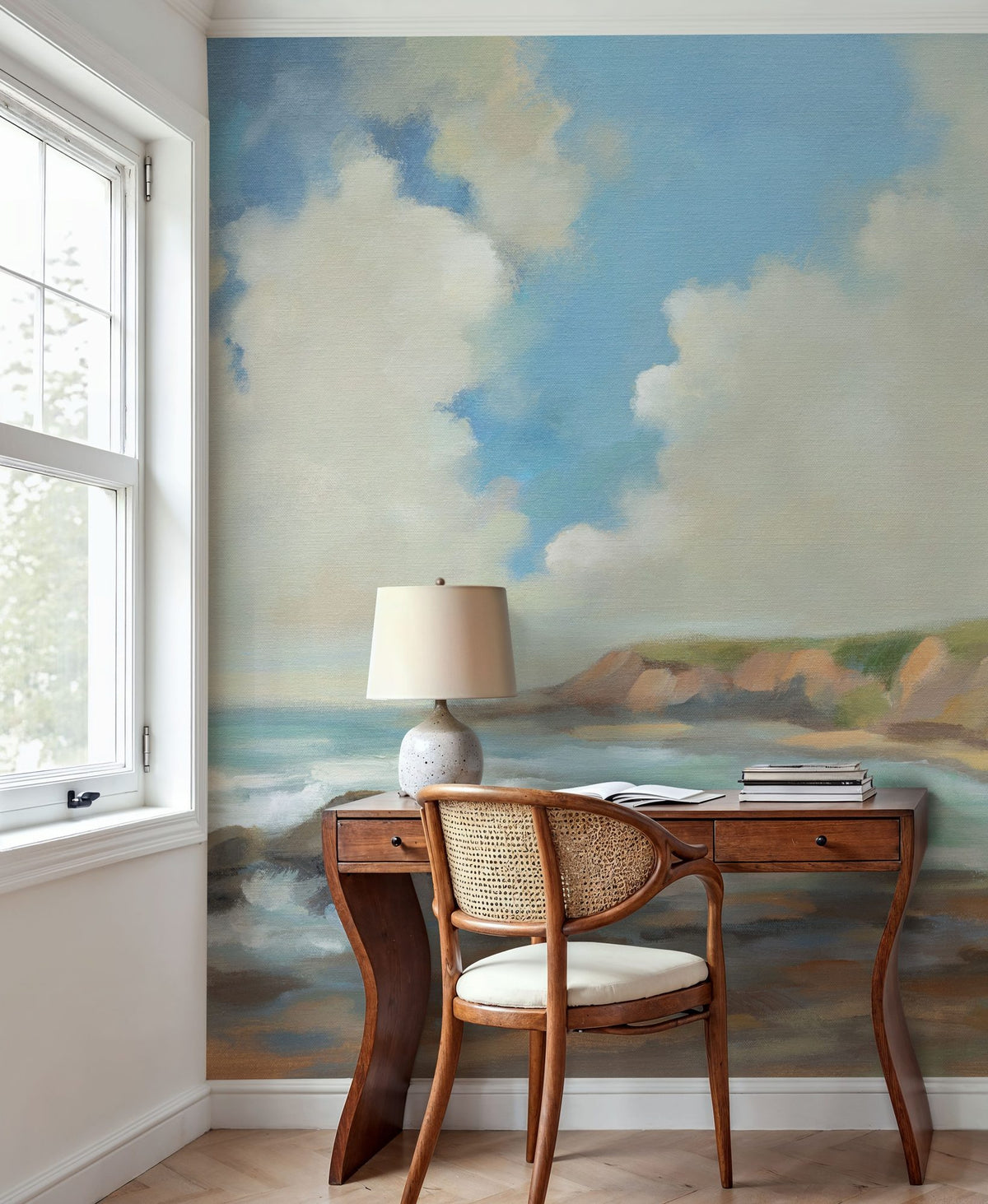 California Coast Mural Wallpaper - room preview 02