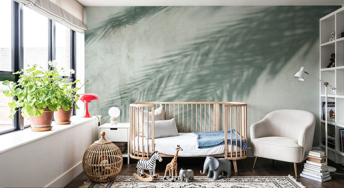 Palm Shadow I Mural Wallpaper - room preview 02