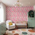 Flower Market Pattern Mural Wallpaper - room preview 02