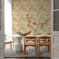 Harvest Paisley Mini Swamp Green Mural Wallpaper - room preview 02