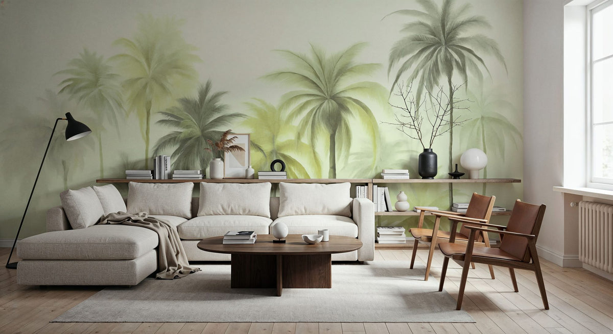 Tropical Palm Cove II Mural Wallpaper - room preview 02