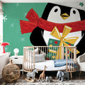 Festive Christmas IV Mural Wallpaper - room preview 02