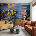 Rain Drops on City Road Mural Wallpaper - room preview 02